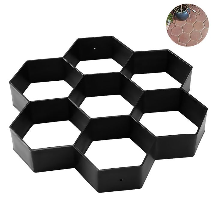 DIY Patio Walk Maker Stepping Stone Concrete Paver Mold Reusable Path Maker Mold Garden Paving Stone Molds 30*30cm