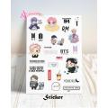 Rm Bts Sticker Sheet. 