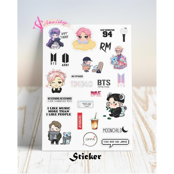 Rm Bts Sticker Sheet