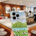 AMORVOR for Samsung Galaxy A04 Back Cover Beautiful Scenery Flowers Hard Phone Case Camera Protection Mobile Cover. 