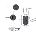 Quantum Scalar Power Energy Bio Science Negative Ions Pendant Necklace For Men Technology Volcanic Lava Jewels. 