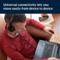 Plantronics - Blackwire C5220 - Wired, Dual-Ear (Stereo) Headset with Boom Mic - USB-A, 3.5 mm to connect to your PC, Mac, Tablet and/or Cell Phone. 