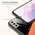 Relaxtoo For Samsung Galaxy S21 FE 5G Luxury Leather Cover Case Silicone Shockproof Car Magnetic Holder Case Car Magnetic Holder Leather Back Cover. 