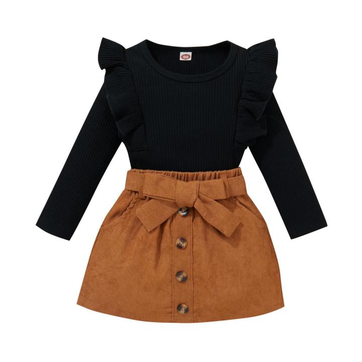 Long black skirt outfit youth hotsell