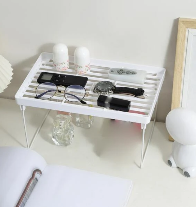 MTJ Expandable Under Sink Storage Cabinet Counter Shelf Organizer Racks ...