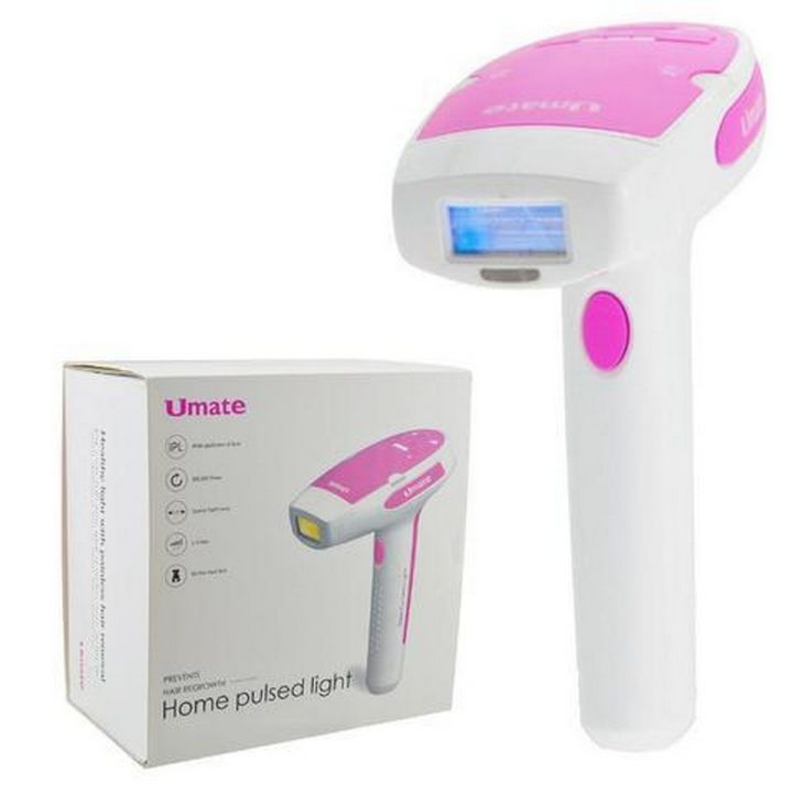 IPL Professional Laser Hair Removal - Home Use Permanent Epilator Machine - Pink-BLACK
