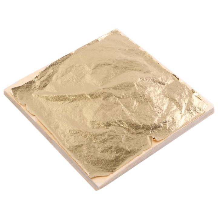 Gold foil leaf 100 sheet packet (6 inches each)