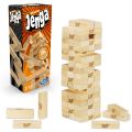 Hasbro Gaming Classic Authentic Jenga Game with Genuine Hardwood Blocks, Family Stacking Tower Board Game for 1 or More Players. 