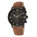 【ETOP】 Men Casual Sport Watches Geneva Leather Band Calendar Quartz Watch   Reloj Hombre Erkek Kol Saati. 
