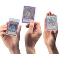 Topload Card Holder Trading Card Sleeves for Pokemon, Digimon, Magic, Vanguard, Yugioh TCG, K-Pop Card 3" x 4" Clear(7.62cm x 10.12 cm). 