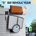 Waterproof IP65 Split Solar Flood Lights with Remote Control – Super Bright COB LED Outdoor Wall Lamps, 3 Lighting Modes Solar Powered Security Lights for Garden, Yard, Gate, Driveway, Balcony, Patio, Pathway, Fence & Outdoor Deco. 