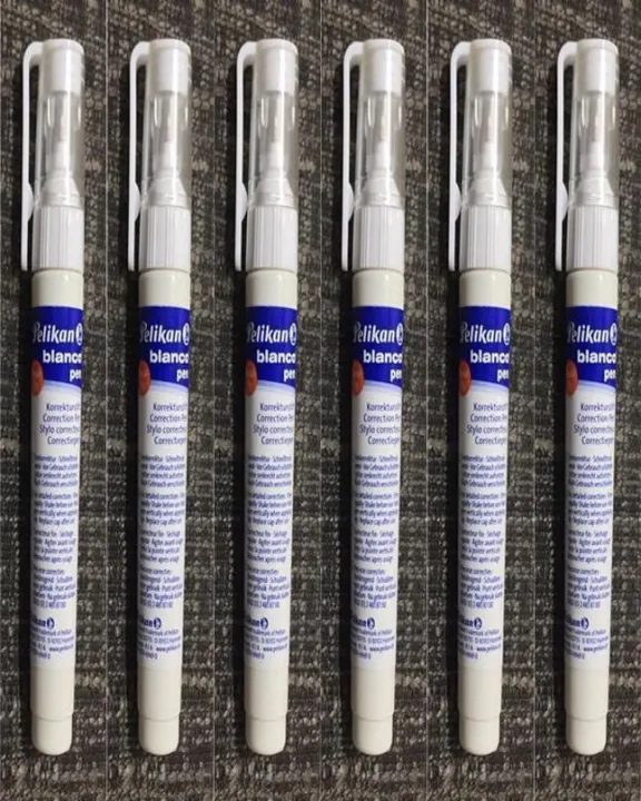 Pelikan%20Blanco%20Pen/%20Correction%20pen%20/%20Whito%207ml%20Art%20#%20B933/D%20(6%20Pcs)%20-%20Image%202