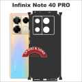 INFINIX NOTE 40 pro FULL BACK 360 premium Protection Skin Wrap full cover Premium Quality. 
