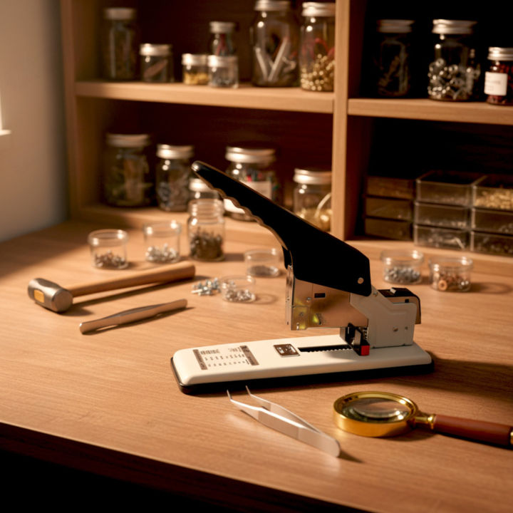 Stapler Machine H/D 23/24 | 80% Power Saving | for Maximum 200 sheets stapling capacity | with high-quality results | Three Flowers TF0393