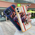 YIWESAN For OPPO A71 Case New Design Square Edge Original Phone Case Fashion Tide Luffy Boy Men Pattern Shockproof Softcase Casing Full Back Cover Angel Eye Camera Protection Cases. 