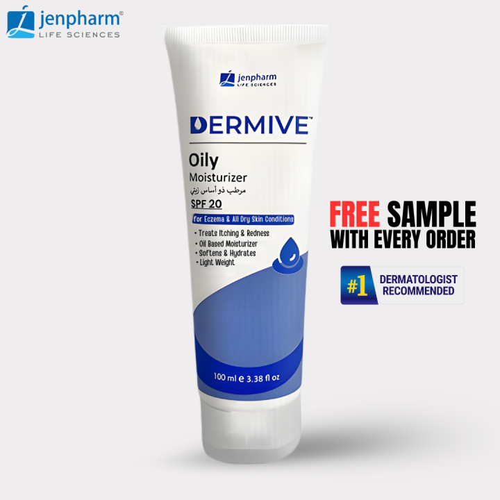 Jenpharm - Dermive Oily Moisturizer 100ml - For Men & Women