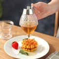 High Quality 200ML Honey Juice Syrup Dispenser Practical Acrylic Pot Jar 1 Cup Acrylic/Plastic Bee Hive with Trigger Cup a.one traders. 