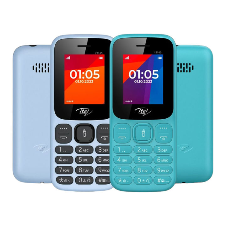 Itel it 2165 - Without camera - Dual Sim - 1.77 Inch Display - Dual Sim - PTA Approved with 1 Year Brand Warranty - King Talker - 2000 Contacts Capacity - Wireless FM Radio - 1000mAH Battery - Bright Torch - Bluetooth - Memory Card Supported