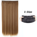 New 5 clips Long straight hair extension for girls and women's. 