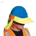 Hard Hat Shade/ Neck / High Visibility Lightweight Breathable with Reflective Strip/ Neck Shade Mesh Neck Cover. 