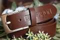 Empiron genuine cow leather Men Belt With Professional Finishing EB05 ( 3 Years Brand Warranty ). 