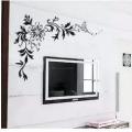 Black Corner Wall Sticker JM7032. 
