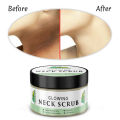 Glowing Neck Scrub – Remove Tan, Exfoliate Dead Skin Cells, Even Skin Tone Reduce Fine Lines & Wrinkles. 