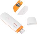 USB Dongle, 3G Network Card, White USB Stick Plug and Play 3g Umts: b1 with Indicator Light, Does Not Support WiFi, One-Click Connection and Up to 7.2Mbps A A56 DONGGLE. 