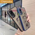 chenyyka For Infinix Hot 11s NFC Case Fashion Line Girl Pattern Thin Shockproof Frosted Transparent Hard Cases Silicone Phone Cases. 