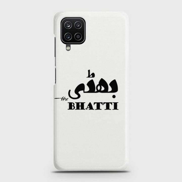 Samsung Galaxy A12 Cover - SkinLee HQ Hard Case - Caste Name Bhatti Customized Cover - SKINLEE-678-1-783-615