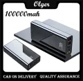 olger powerbank 100000mah original fast charging pineng power bank tahan lama. 