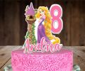 Princess Rapunzel Cake topper, Tangled Cake Topper, Custom Cake Topper, Personalized Cake Topper, Disney Princess. 