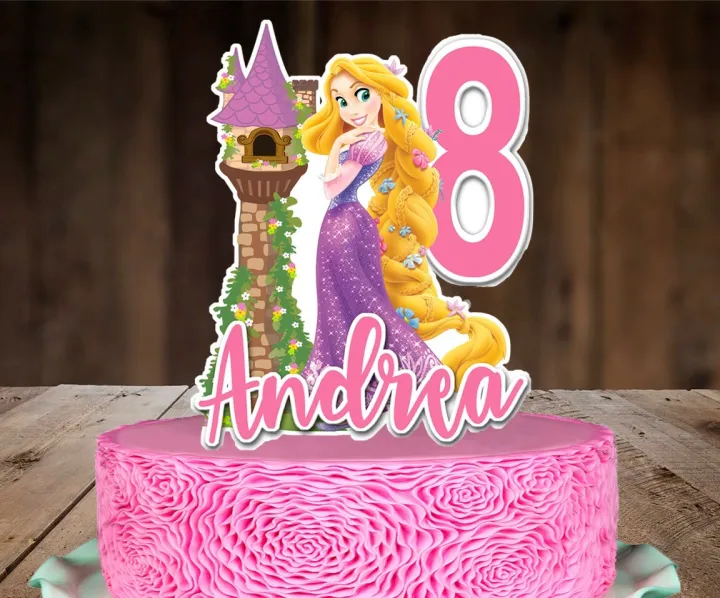 Princess%20Rapunzel%20Cake%20topper,%20Tangled%20Cake%20Topper,%20Custom%20Cake%20Topper,%20Personalized%20Cake%20Topper,%20Disney%20Princess%20-%20Image%203