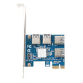BBOOM PCIE one with four graphics card expansion card PCI-E 1X to 4X expansion card. 
