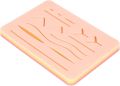 Stitching practice pad  Medical sutures Suture training  Suture Practice Kit - Medical Student Suturing Pad Does not Easily Break, Tear, or Rip - Pocket Size Training Pad with 11 Incisions & Wounds –"Training Tools for Med Students: The Best Suturing Pads. 