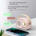 JAERBEE Retro Mini Bluetooth Speaker Classical Music Player Sound Stereo Subwoofer Portable Decoration Speakers Home A. 