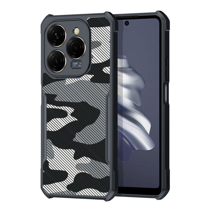 Ultra Thin Case for Infinix Hot 40 X6836 / Hot 40i X6528B / Hot 40 Pro Camouflage Back Cover [Beetle Upgrade Design] Slim Shockproof Phone Shell