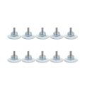 10 Pcs Rubber Strong Suction Cup Replacements for Glass Table Tops with M6 Screw. 