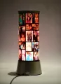 Customized auto rotating digital photo lamp. 