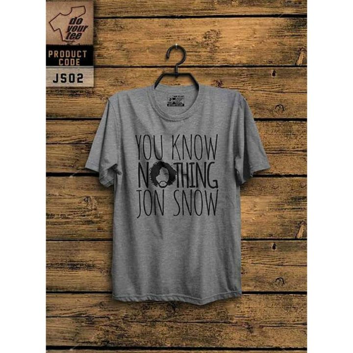 New Print Jon Snow Half Sleeve T Shirts
