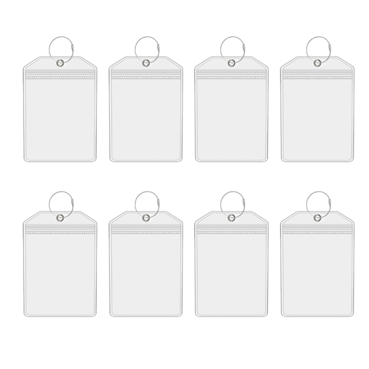 NXFDSIOZ Extra Large Waterproof Travel Tag Set Travel Golf Luggage Tags Golf Bag Shipping Tag Holder 22.86Cm X 15.24Cm 8-Pack