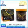 Patel Jewelry Cleaner for Gold, Silver, Platinum, Diamond, Watches & Precious Stones – Anti-Tarnish Liquid Cleaning Solution with Basket, Brush & Polishing Cloth – Quick Action, Restores Shine & Brilliance (100ml, 200ml, 500ml) – Not for Artificial Jewel. 