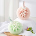 Petal Suction Cup Shower Ball Massage Bath Tool Rub Back Shower Brush Rub Bath Towel Body Massage Sponge Bathroom Accessories. 