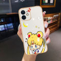 chenyyka For OPPO A5 2018 Case Thin Plating Side Edge Square New Design Phone Cases Cartoon Beauty Moon Girl Pattern Silicone Casing Full Cover Camera Protection Shockproof Softcase. 