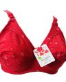 Cotton Baniyan Fabric Made Black Colored Woman Classic Soft Cotton Bra No Padded and Non Wired Bra Cotton Printed Bra Brief Blouse  32 / 34 Sized Cotton Adjustable Straps Bra. 