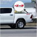 4X4 DIFF LOCK Sticker For Hilux Printed Vinyl Decal Sticker 3" x 10" inch (1PC). 