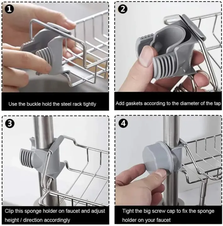 3-in-1%20Stainless%20Steel%20Sponge%20Holder%20for%20Kitchen%20Sink%20-%20Space-Saving%20Faucet%20Rack%20&%20Dish%20Rag%20Hanging%20Caddy%20-%20Image%204