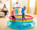 INTEX Jump - O - Lene Ring Bouncer With Basket Ball Shooting Hoop For Kids 77" x 71" x 60". 