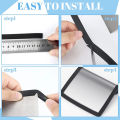 1M Groove 1-12mm U Shaped Rubber Edges Sealing Strip Black Protector Edge Sealing For Car Doors, Glass, Metal Panel. 