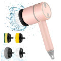Electric Cleaning Brush Dish Washers Automatic Wireless Dishwashing Brush USB Rechargeable Kitchen Bathtub Tile Cleaning Brushes. 